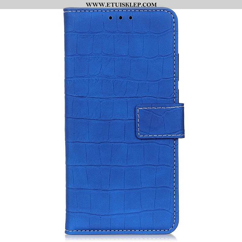 Etui Folio do Samsung Galaxy M23 5G Styl Skóry Krokodyla